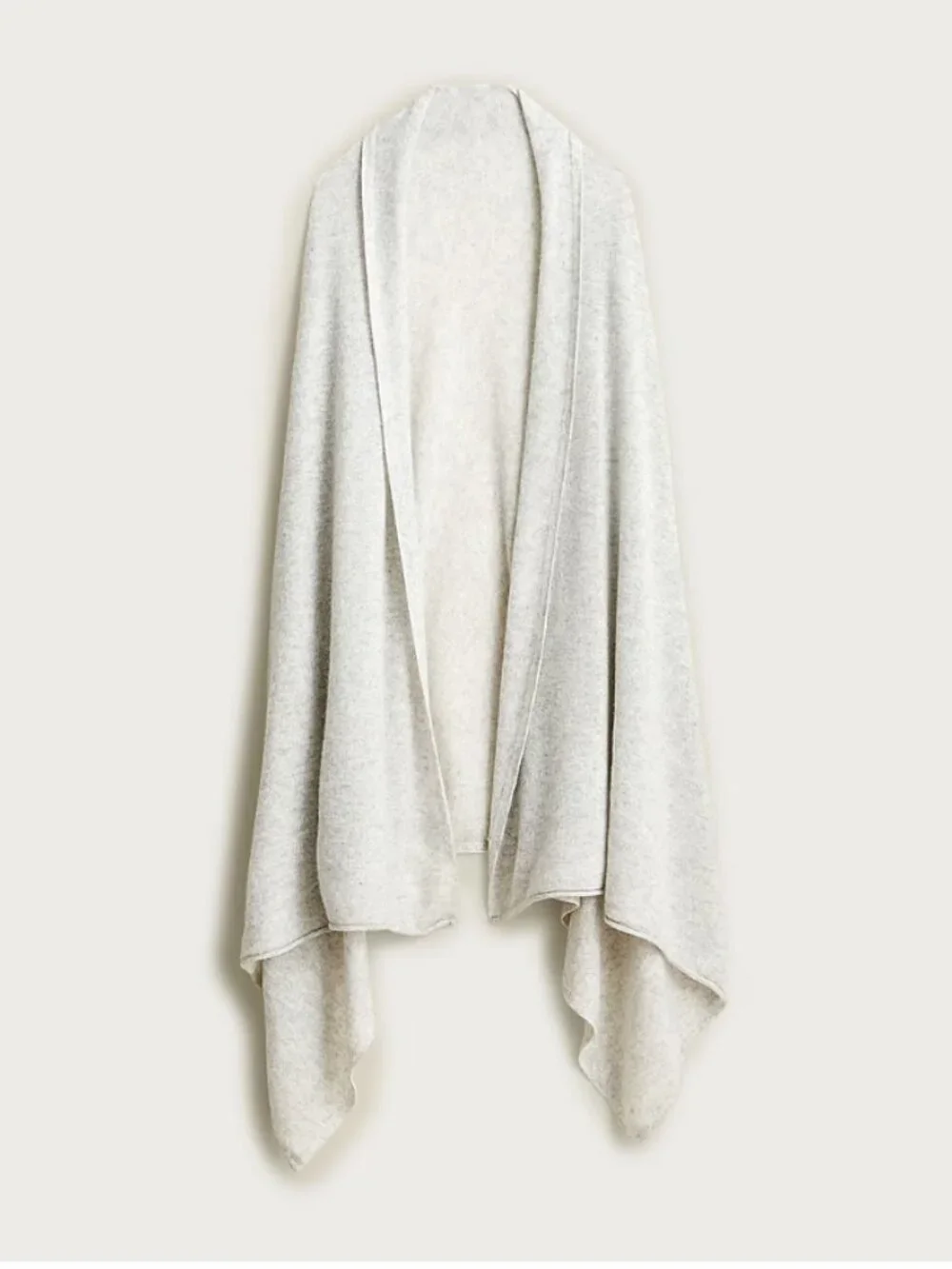 NWT - J.Crew - 100% Cashmere Oversized Wrap - Black - 33"x79" - Picture 5 of 5